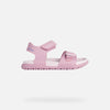 geox sandalo fusbetto bambina dark pink lt lilac 1551424