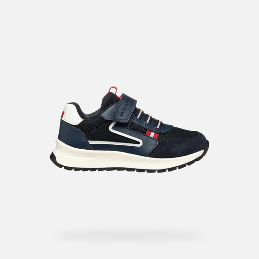 Geox Sneaker Briezee Bambino - Navy/Dark Red