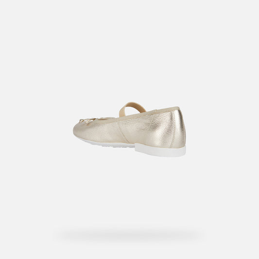 Geox Ballerina Plie Bambina - Platium