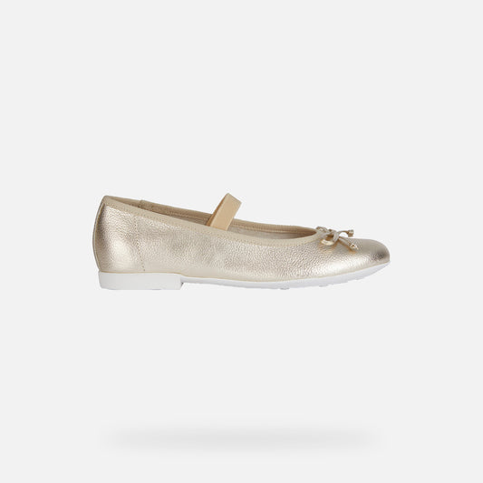Geox Ballerina Plie Bambina - Platium