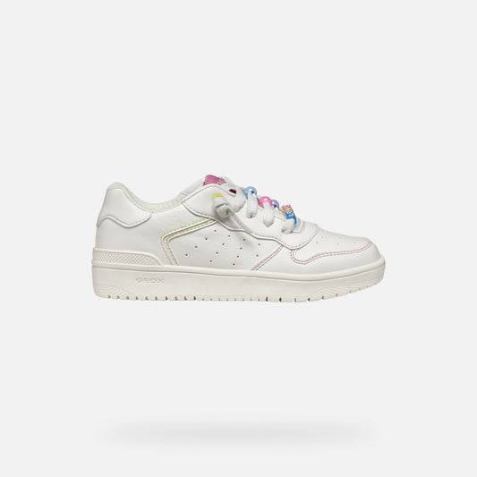 Geox Sneaker Washiba Bambina - White/Pink
