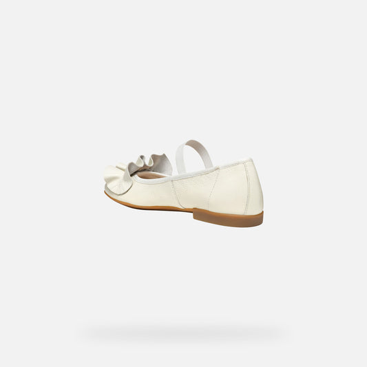Geox Ballerina Plie Bambina - White