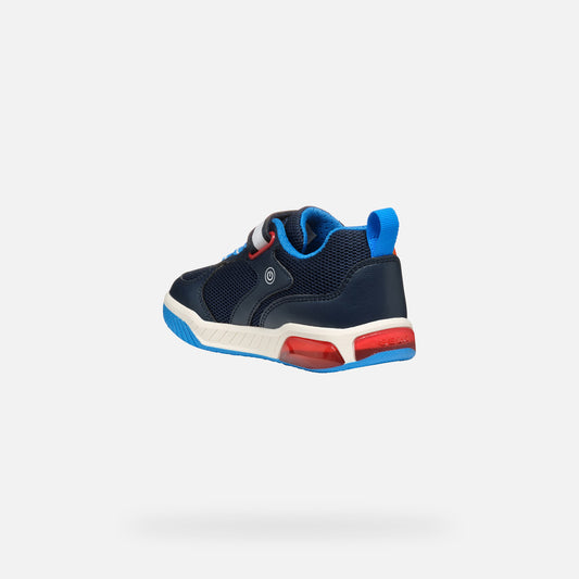 Geox Sneaker Inek Bambino - Navy/Lt Blue