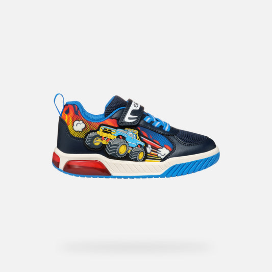 Geox Sneaker Inek Bambino - Navy/Lt Blue