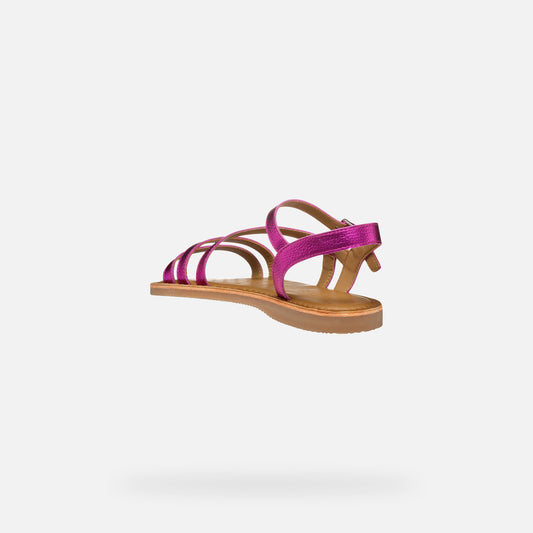 Geox Sandalo Eolie Bambina - Fuchsia