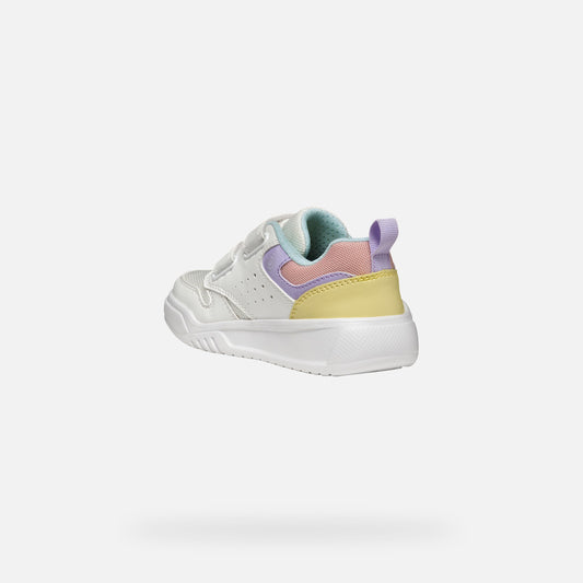 Geox Sneaker Illuminus Bambina - White/Multicolor