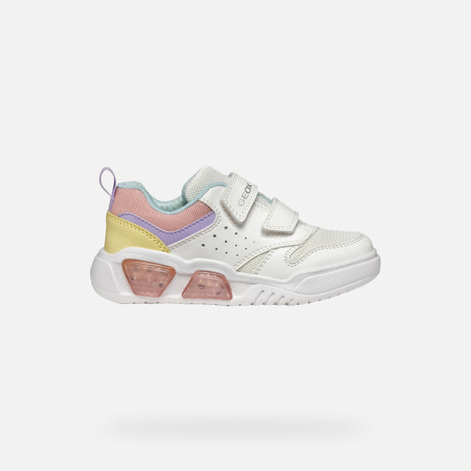 Geox Sneaker Illuminus Bambina - White/Multicolor