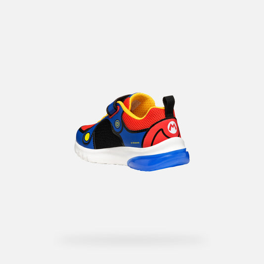 Geox Sneaker Cibberdron Bambino - Royal/Red