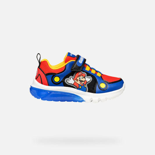 Geox Sneaker Cibberdron Bambino - Royal/Red