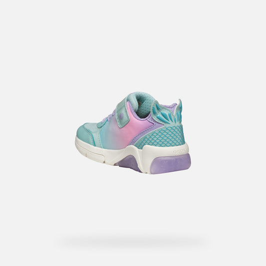 Geox Sneaker Fadinlight Bambina - Watersea/Lilac