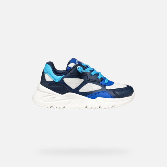 Geox Sneaker Loftus Bambino - White/Navy