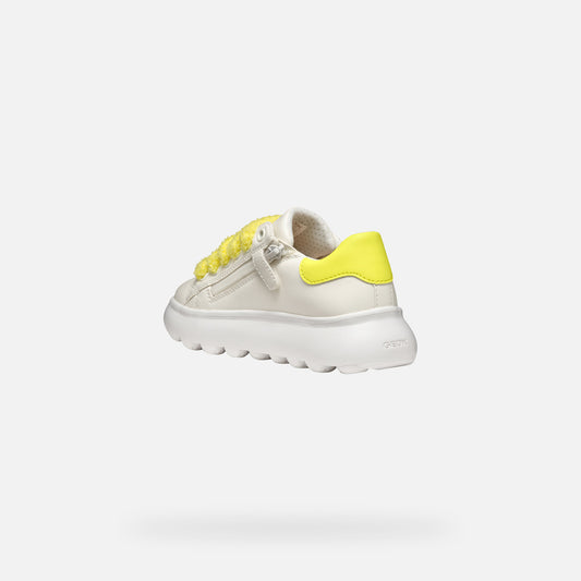 Geox Sneaker Puffypop Bambina - White/Fluo