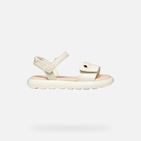 Geox Sandalo Puffypop Bambina - Lt Ivory