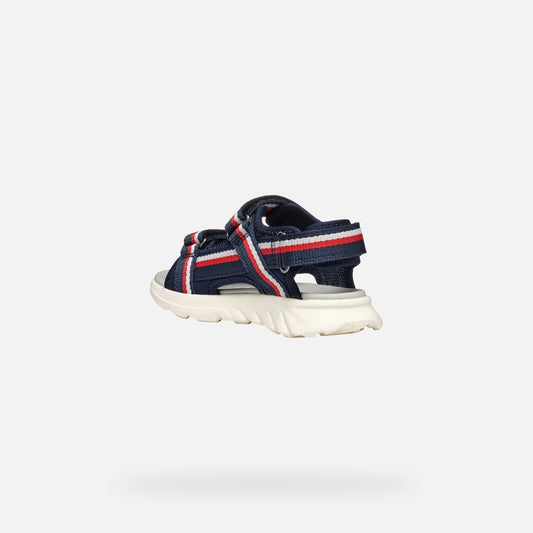Geox Sandalo Airadyum Bambino - Navy/Red