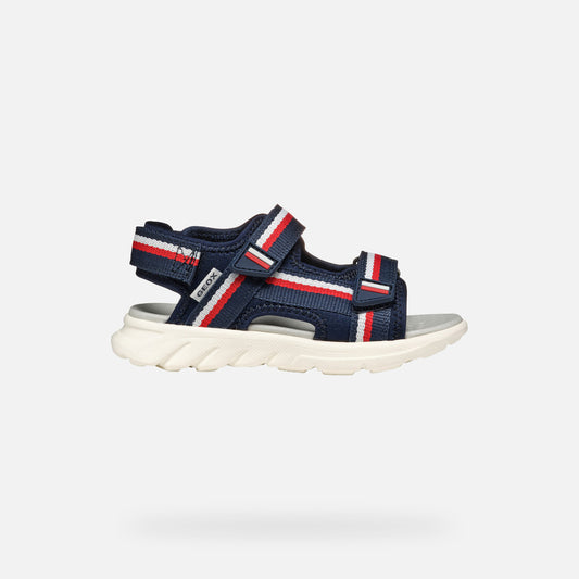 Geox Sandalo Airadyum Bambino - Navy/Red