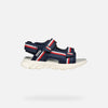 geox sandalo airadyum bambino navy red 8335383