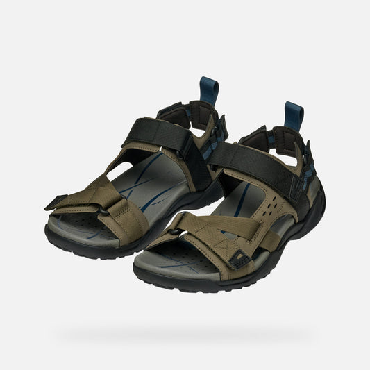 Geox Sandalo Terreno Uomo - Military