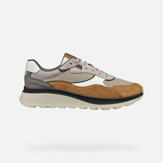 Geox Sneaker Spherica Actif Uomo - Sand/Toffie
