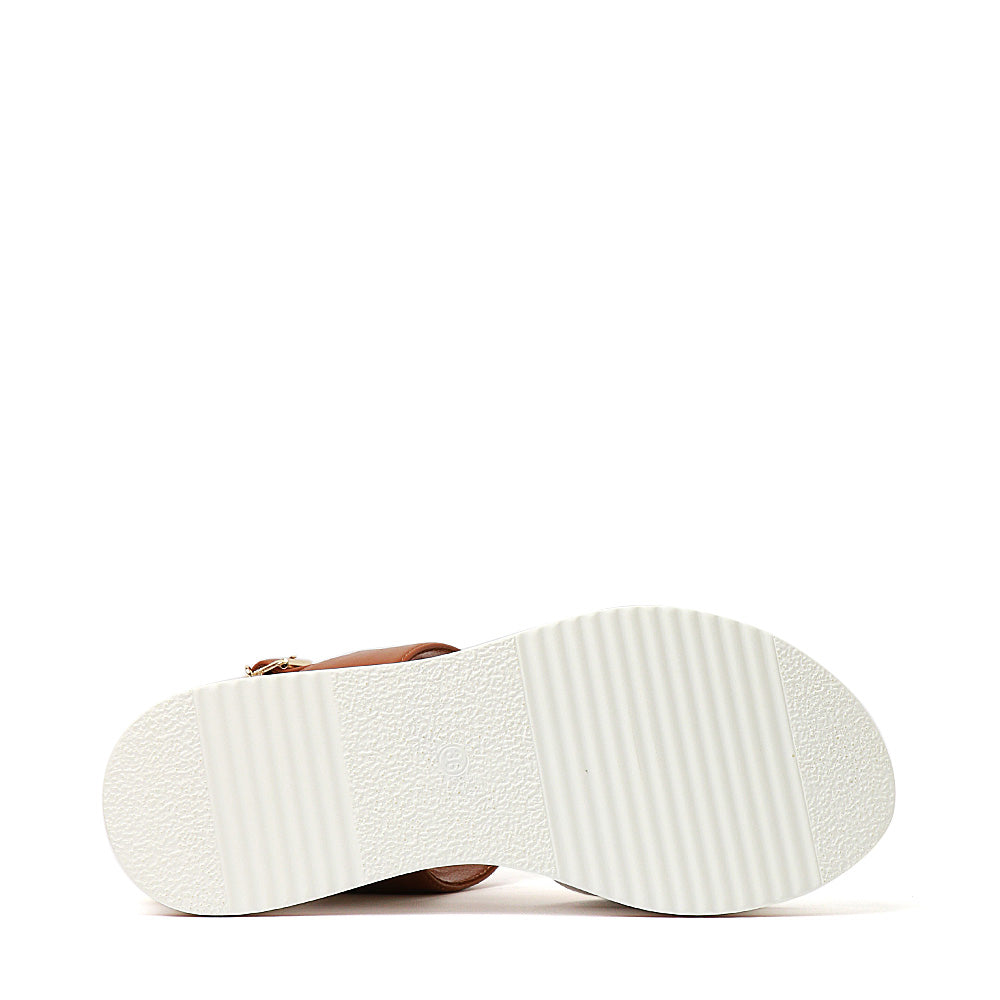 Sandalo Gold & gold Donna - Bianco/Camel
