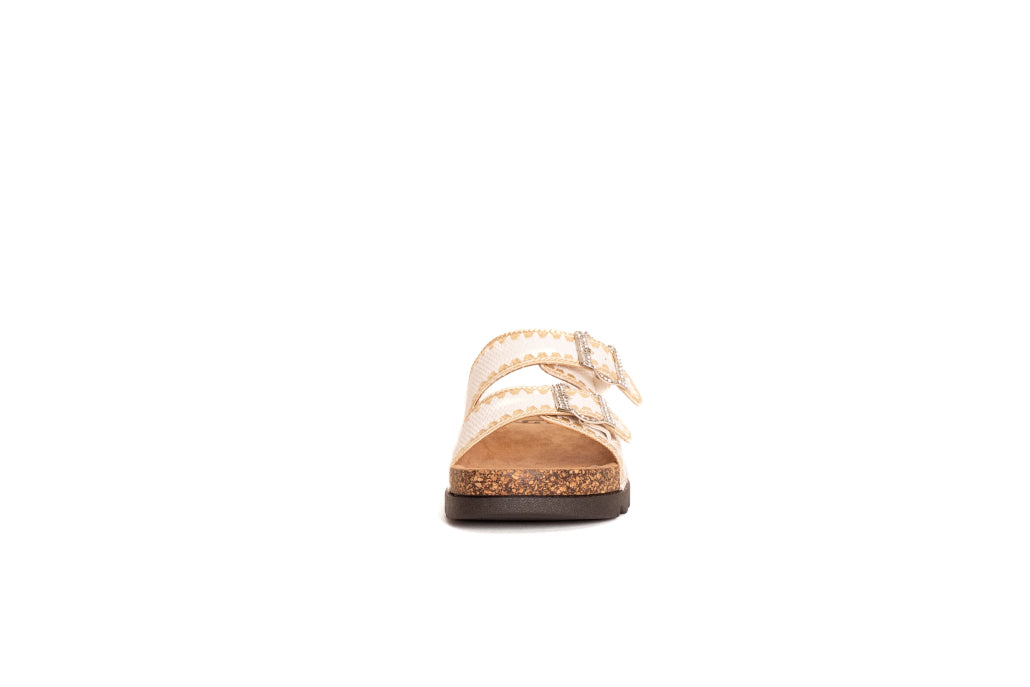 Ciabatta Gold&gold Donna Bianca