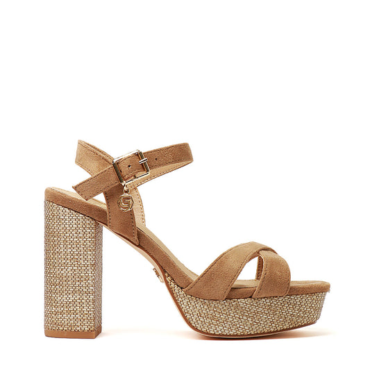 Sandalo Gold & gold Donna - Taupe
