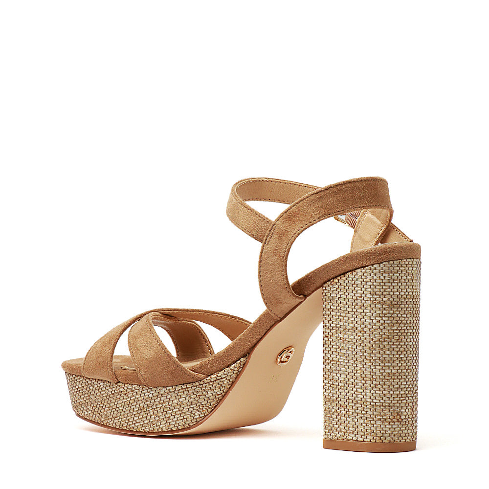 Sandalo Gold & gold Donna - Taupe