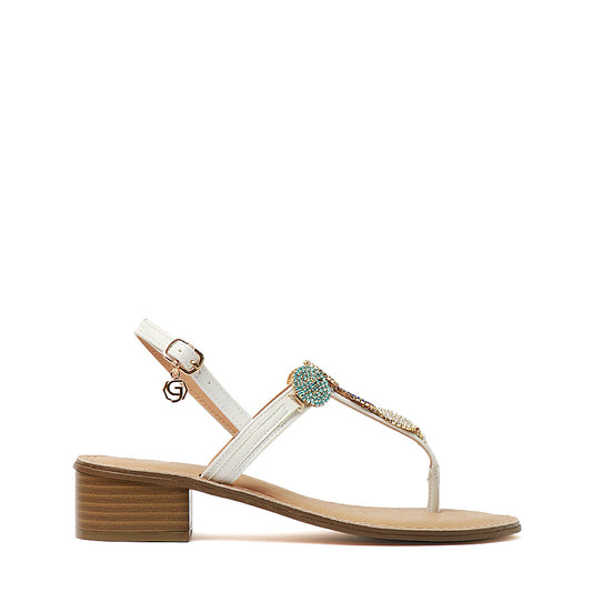 Sandalo Gold & gold Donna - Blu