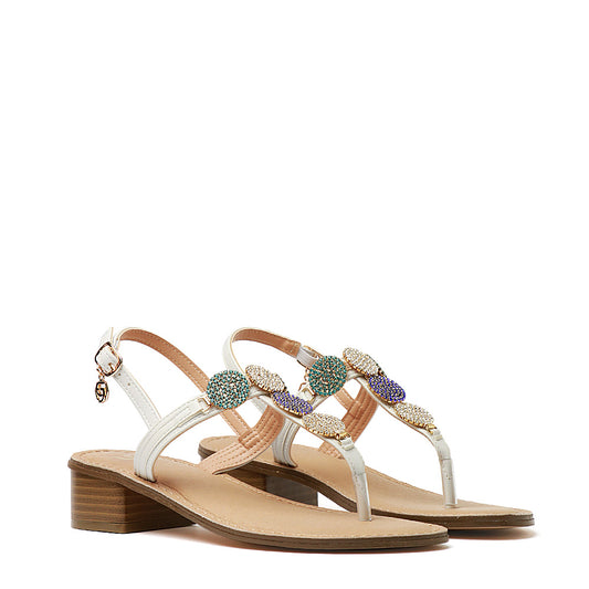 Sandalo Gold & gold Donna - Blu
