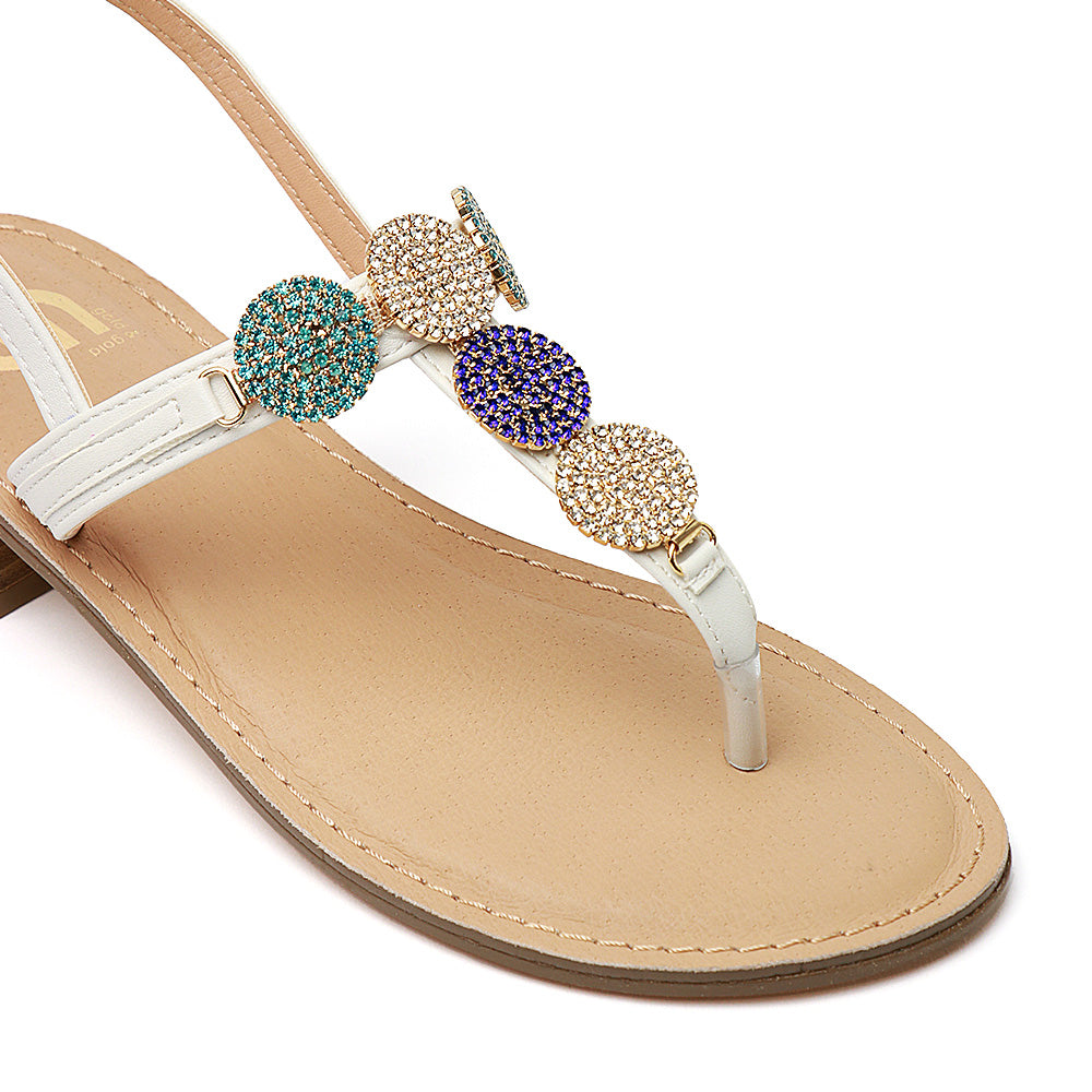 Sandalo Gold & gold Donna - Blu