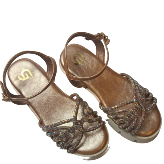 Gold&gold Sandalo Donna - Champagne