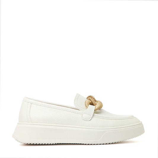 Gold&gold Mocassino Donna - Bianco