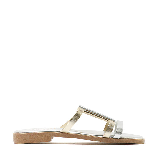 Wow Ciabatta Donna - Platino/Argento