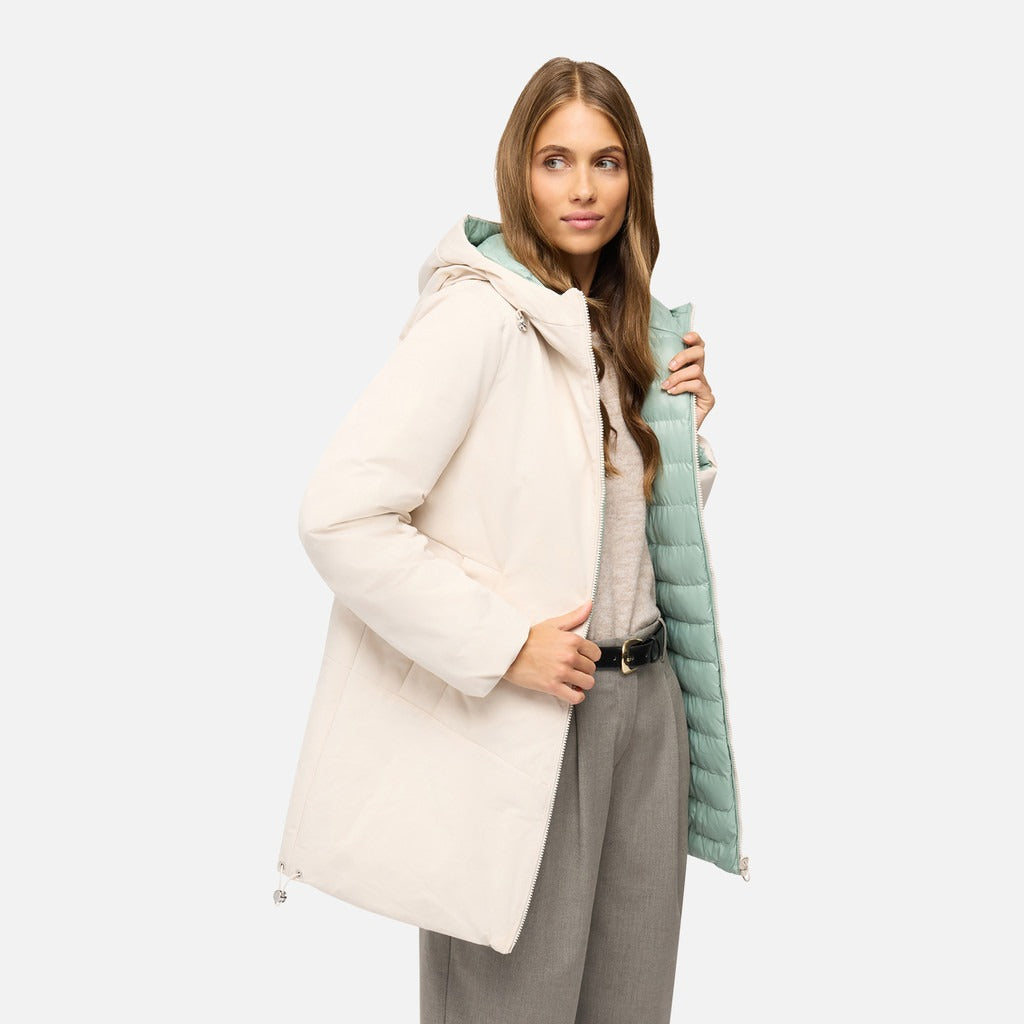 Geox Giubbotto Donna - Mid Moonbeam/Iceberg