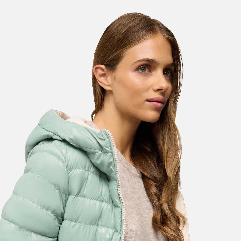Geox Giubbotto Donna - Mid Moonbeam/Iceberg