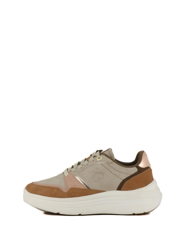 Solo Soprani Sneakers Donna - Beige/Marrone
