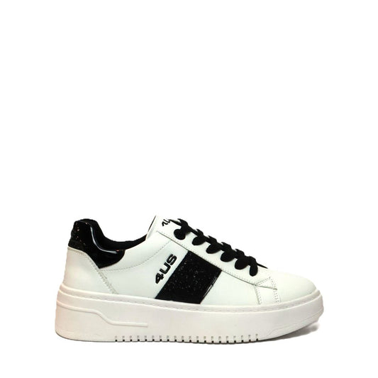 4US Paciotti Sneakers Donna - White/Black