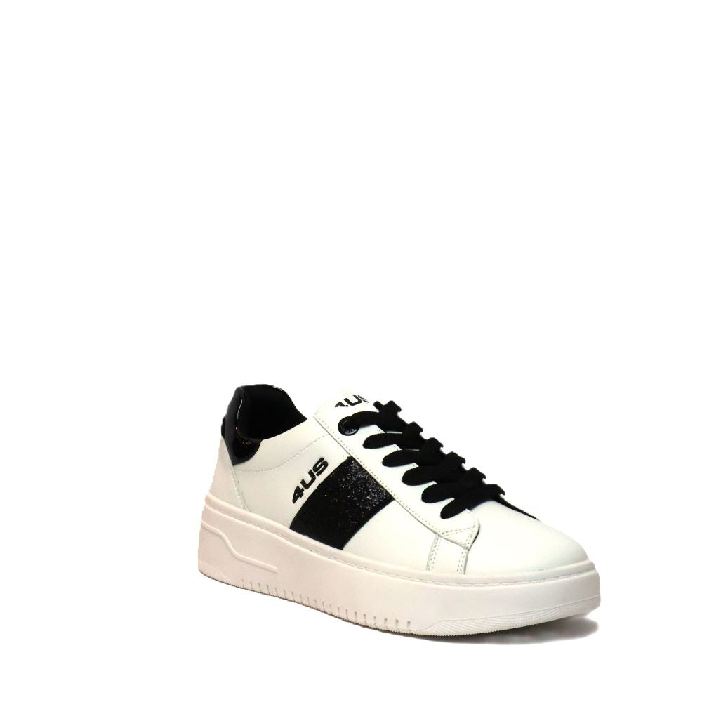 4US Paciotti Sneakers Donna - White/Black