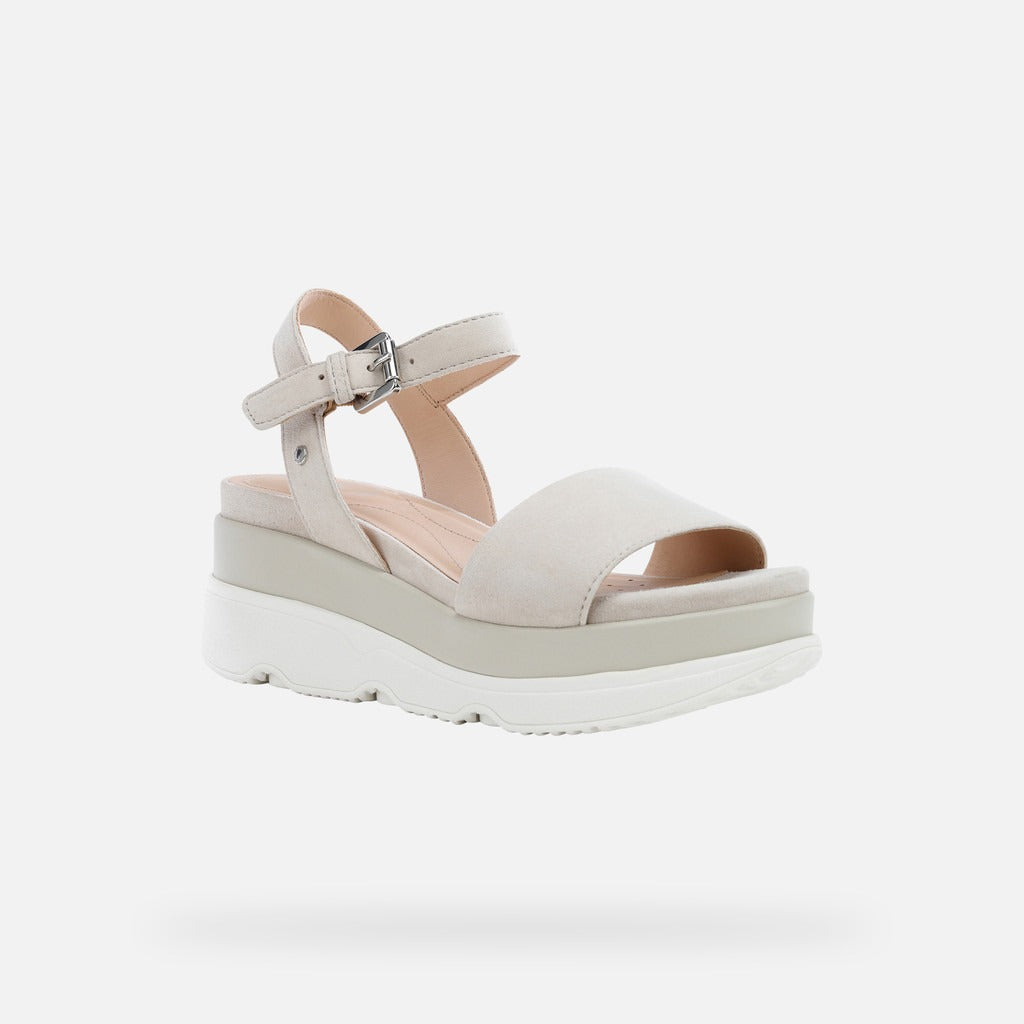 Geox Sandalo Donna - Lt Taupe