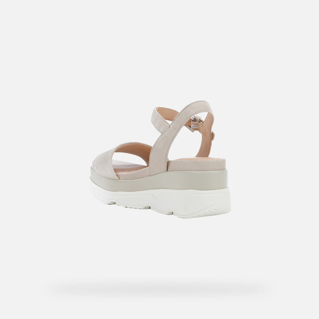 Geox Sandalo Donna - Lt Taupe