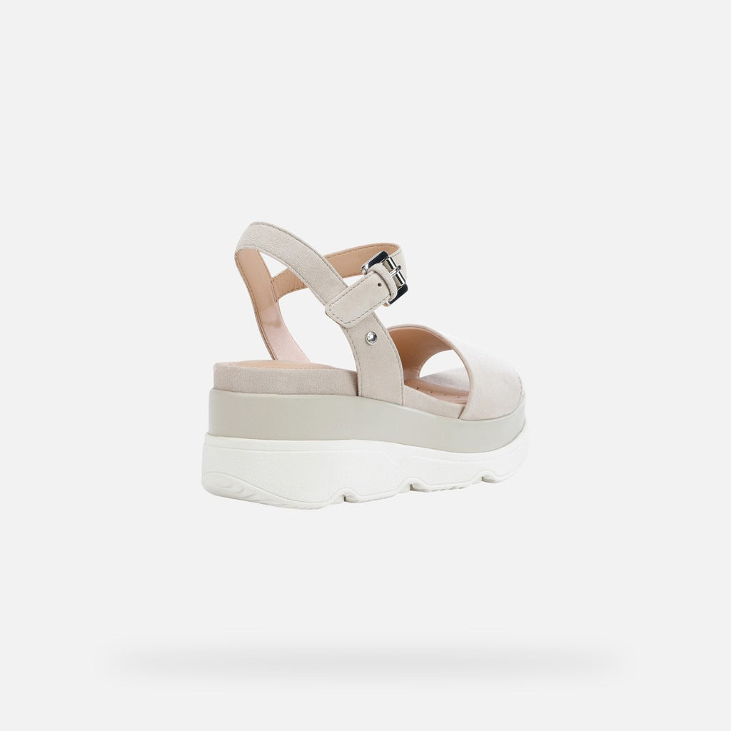 Geox Sandalo Donna - Lt Taupe