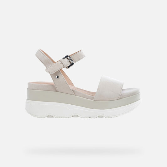 Geox Sandalo Donna - Lt Taupe
