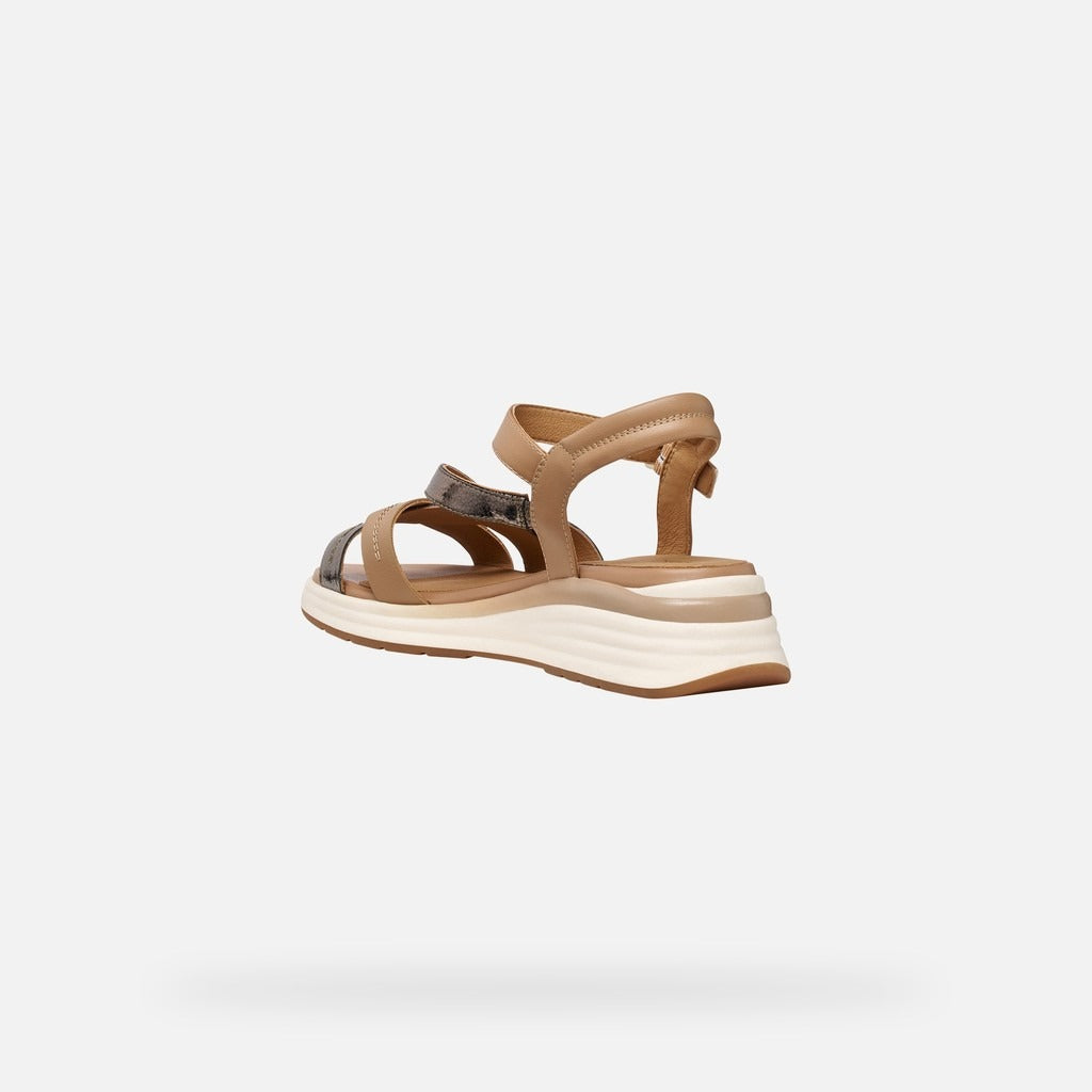 Geox Sandalo Donna - Dk Beige