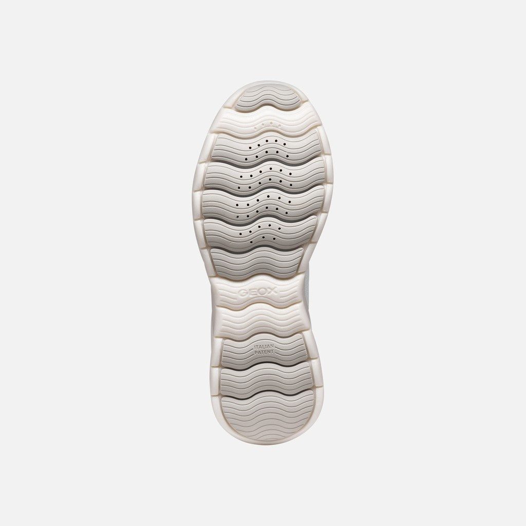 Geox Sneakers Donna - White/Lt Gold