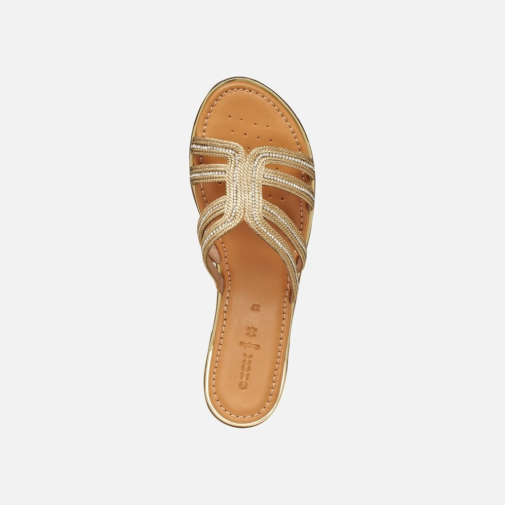 Geox Sandalo Donna - Dk Gold