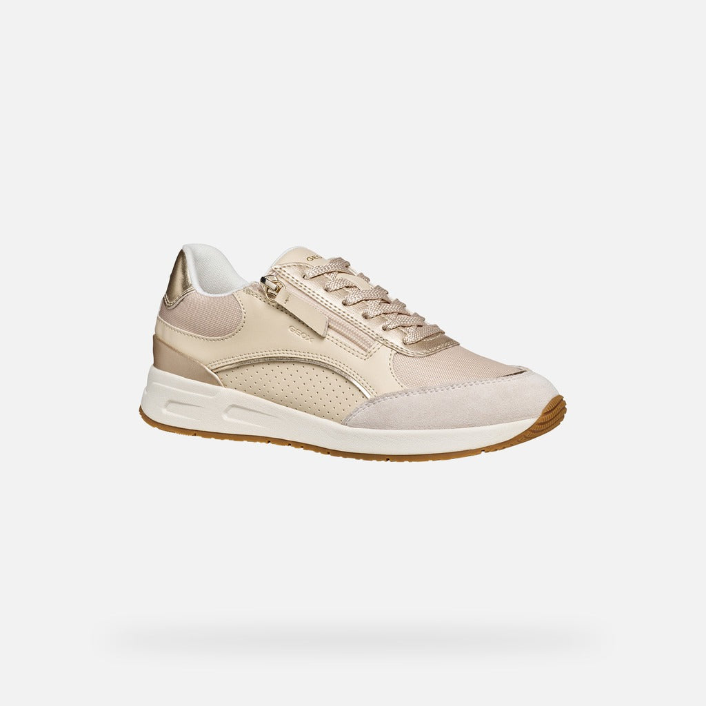Geox Sneakers Donna - Papyrus/Lt Gold