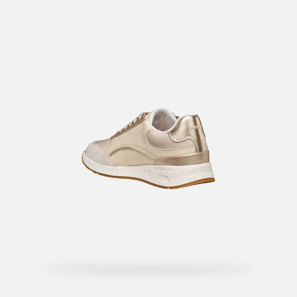 Geox Sneakers Donna - Papyrus/Lt Gold