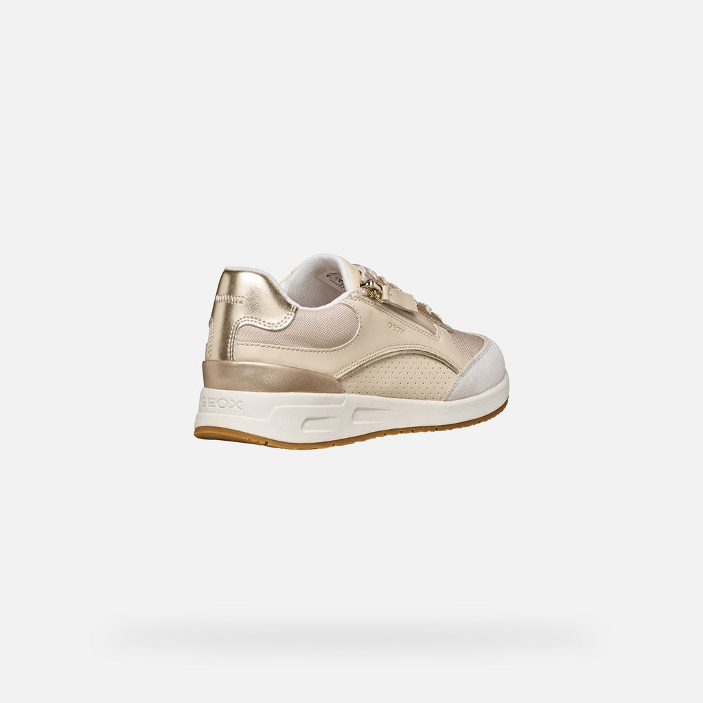 Geox Sneakers Donna - Papyrus/Lt Gold