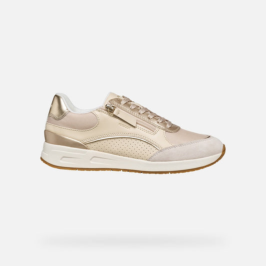 Geox Sneakers Donna - Papyrus/Lt Gold