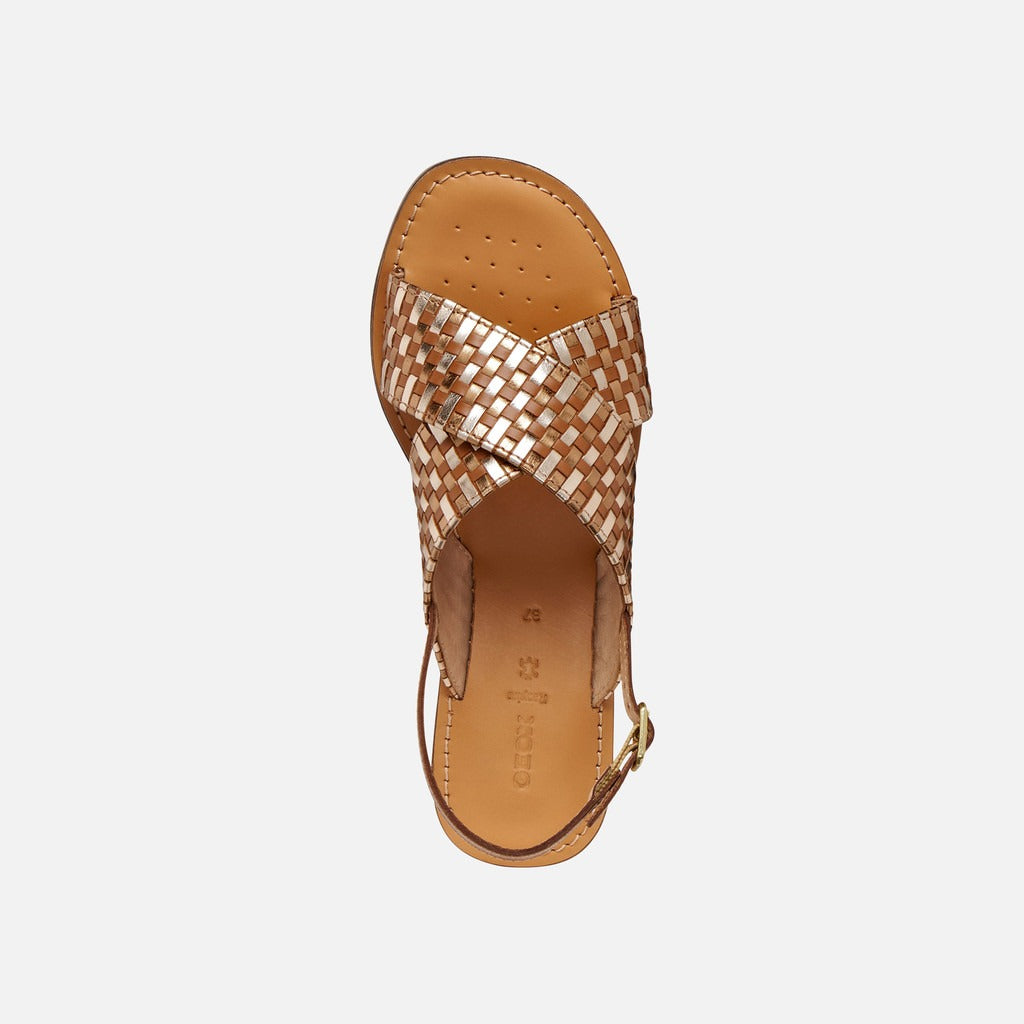 Geox Sandalo Donna - Camel/Bronze