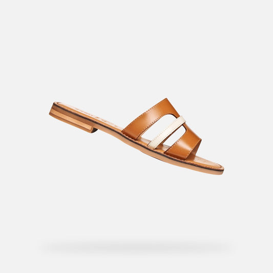 Geox Sandalo Donna - Camel/Papyrus